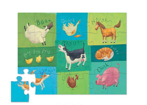 Puzzle in a Case - Barnyard Sound 24PC Puzzle