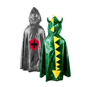 Reversible Dragon Knight Cape Size 5-6