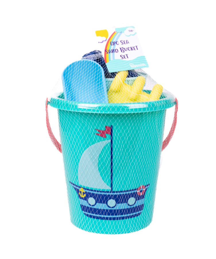 6pc Set Ship Sand Bucket Set