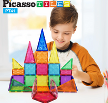 Load image into Gallery viewer, PicassoTiles 41pc Prism Magnetic Building Block Set
