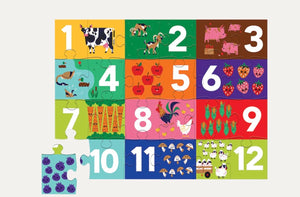Floor Puzzle Barnyard 123
