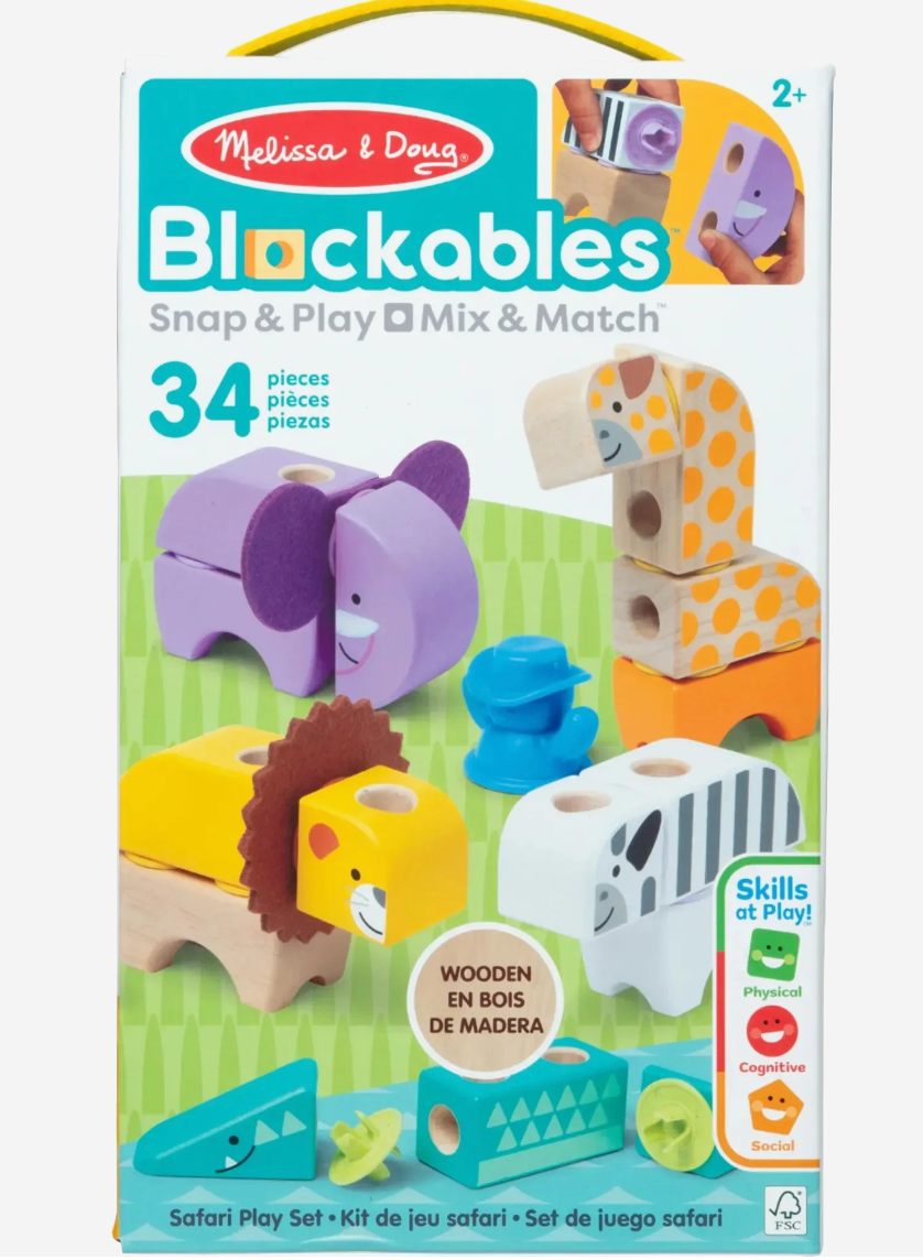 Blockables Safari 34 Pieces