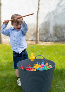 Set of 6 Fishing Ducks Rainbow