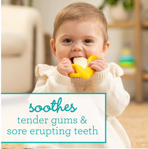 Lil Nibbles Textured Silicone Teether Banana