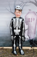 Load image into Gallery viewer, Glow in the Dark Skeleton Shirt, Pants &amp; Mask
