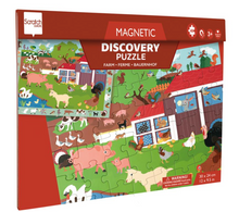 Load image into Gallery viewer, 2 IN 1 Magnetic Puzzle - Discovery Game - Farm
