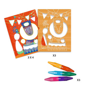 Colorful Circus Coloring Arts & Craft Kit