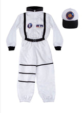 Load image into Gallery viewer, Astronaut Set with Jumpsuit, Hat &amp; ID Badge
