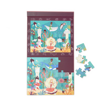 Load image into Gallery viewer, 2 in 1 Magnetic Puzzle - Mystery Game - Mermaid
