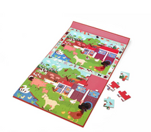 Load image into Gallery viewer, 2 IN 1 Magnetic Puzzle - Discovery Game - Farm
