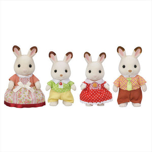 Chocolate Rabbit Family  Calico Critters