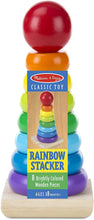 Load image into Gallery viewer, Rainbow Stacker Wooden Ring
