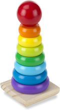 Load image into Gallery viewer, Rainbow Stacker Wooden Ring
