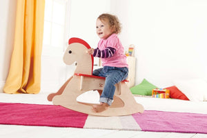 Rock and Ride Kid's Wooden Rocking Horse (unboxed)