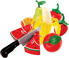 Load image into Gallery viewer, Healthy Cutting Play Fruits with Play Knife
