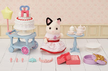 Load image into Gallery viewer, Tuxedo Cat Girl&#39;s Party Time Playset Calico Critters
