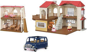 Bonus Calico Critters Red Roof Grand Mansion Gift Set