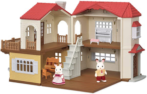 Bonus Calico Critters Red Roof Grand Mansion Gift Set