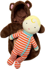 Load image into Gallery viewer, Snuggle Baby Doll &amp; Hooded Bear Sleep Sack
