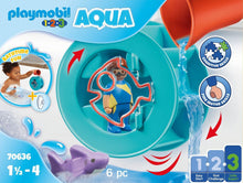 Load image into Gallery viewer, Playmobil 1.2.3 Aqua Water Wheel with Baby Shark
