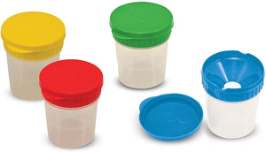 Spill-Proof Paint Cups - 4-Pack