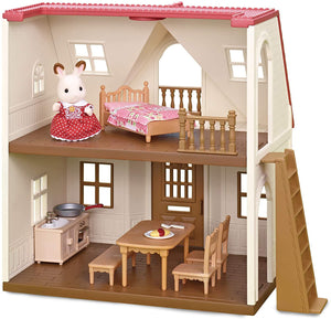 Bonus Calico Critters Red Roof Grand Mansion Gift Set