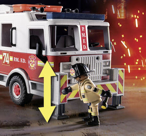 Playmobil Rescue Vehicles: Fire Engine with Tower Ladder