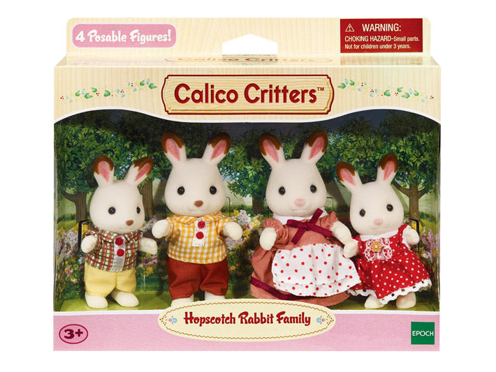 Chocolate Rabbit Family  Calico Critters