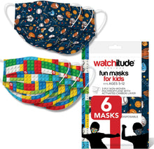 Load image into Gallery viewer, Kids Disposable Safety Masks - 6-Pack
