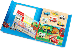 To The Rescue Book and Wooden 6-Piece Puzzle