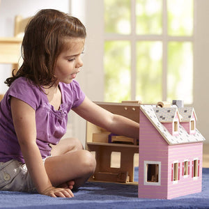 Fold and Go Wooden Dollhouse