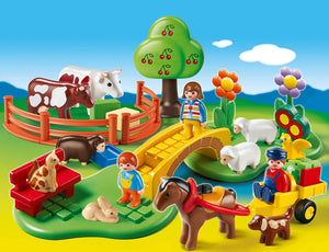Playmobil 1.2.3 Countryside Toy