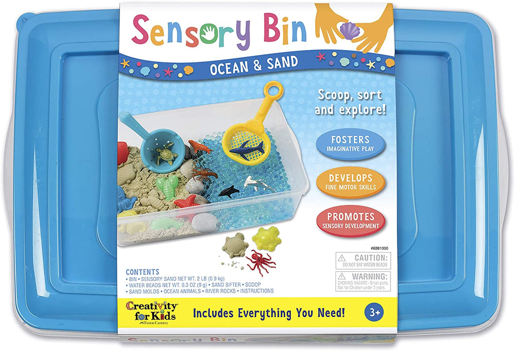 Sensory Bin: Ocean and Sand