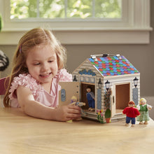 Load image into Gallery viewer, Take-Along Wooden Doorbell Dollhouse
