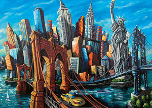 Welcome to New York 1000 Piece Jigsaw Puzzle