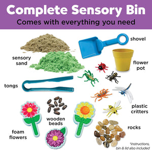 Sensory Bin: Garden and Critters