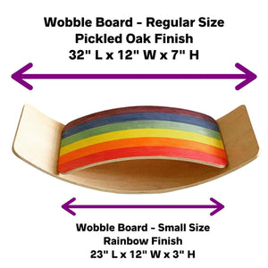 Rainbow Wobble Board