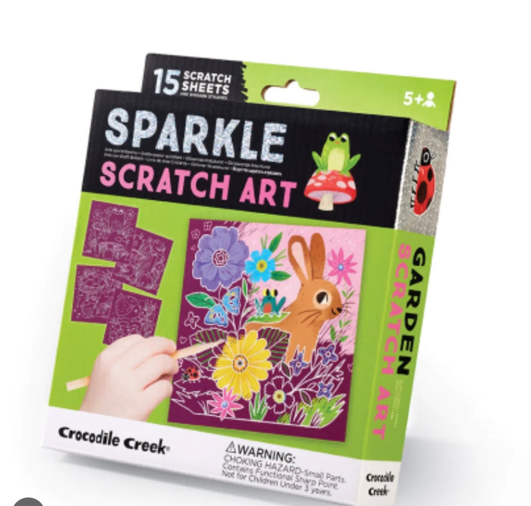 Garden Scratch Art
