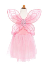 Load image into Gallery viewer, Pink Sequins Butterfly Dress &amp; Wings Size 5-7
