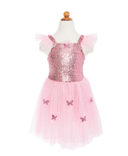 Load image into Gallery viewer, Pink Sequins Butterfly Dress &amp; Wings Size 5-7
