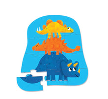 Load image into Gallery viewer, Dino Friends - Mini Puzzle 12 pc
